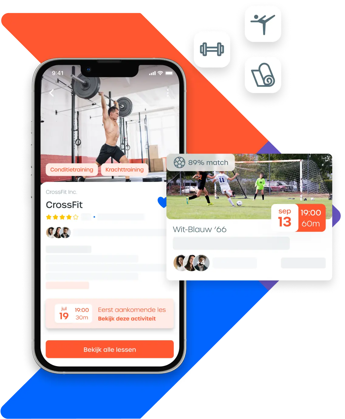 Crossfit aanbieder in MoveNL app