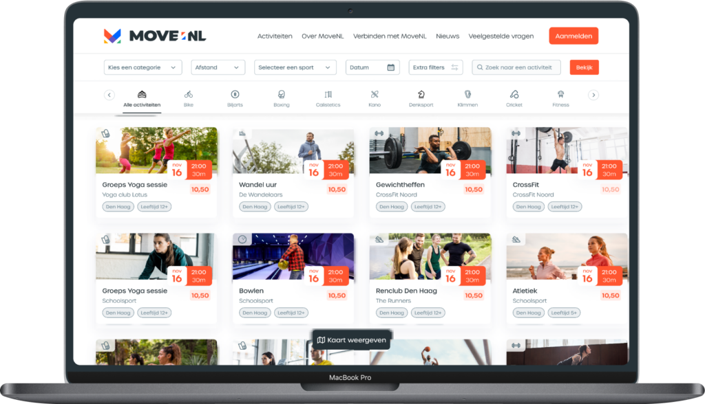 Aanbod op het MoveNL platform